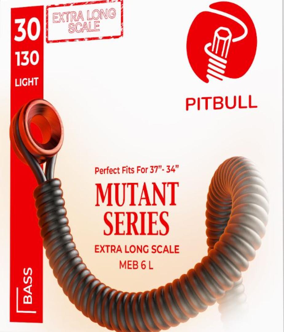 Pitbull Strings Mutant Series 6 String 30-130 Extra Long Bass Guitar Strings
